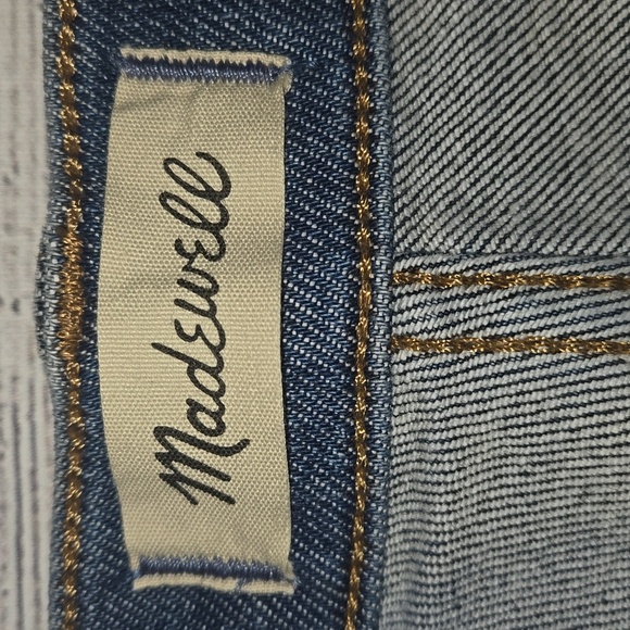 Madewell Women's 10" High Rise Skinny Crop Jeans Medium Wash Size 31 - Picture 8 of 11
